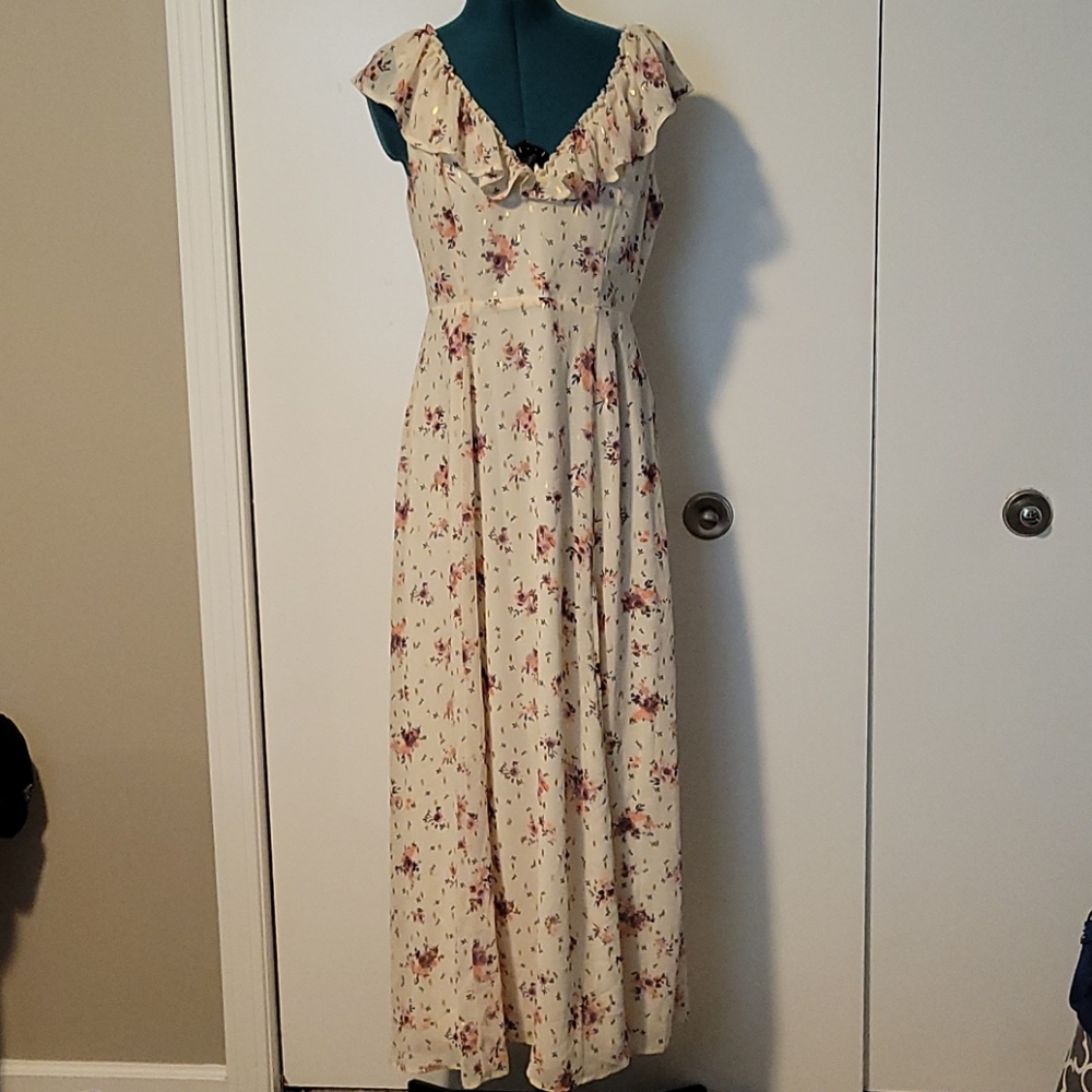 Long floral dress
